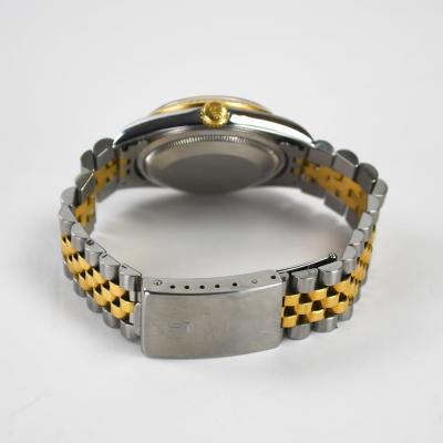  Rolex Watch Co Rolex Two Tone Datejust w White Roman Numeral Dial 36mm