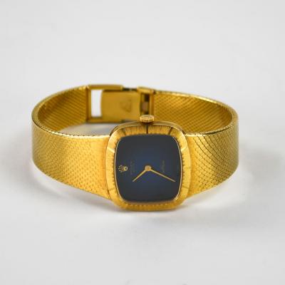  Rolex Watch Co Vintage Rolex Cellini Blue Dial Watch 24mm