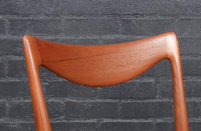  Rolf Rastad Adolf Relling Rolf Rastad Adolf Relling Bambi Teak Leather Dining Chairs