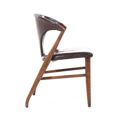  Romweber Romweber Mid Century Walnut Dining Chairs Set of 6