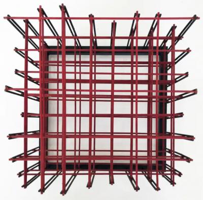  Ronald Brown Ronald Brown Modernist 3 Dimensional Wall Sculpture Step Ladder Tour I 