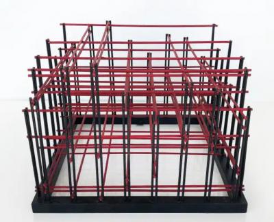  Ronald Brown Ronald Brown Modernist 3 Dimensional Wall Sculpture Step Ladder Tour I 