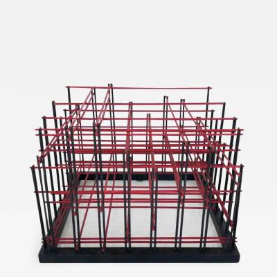  Ronald Brown Ronald Brown Modernist 3 Dimensional Wall Sculpture Step Ladder Tour I 