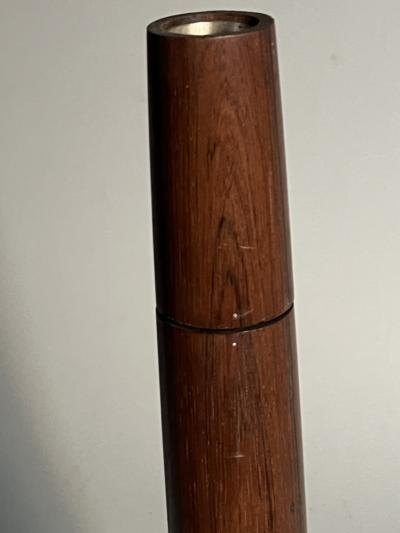 Ronson Ronson Veriflame Rosewood butane candlestick 1964