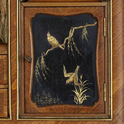  Rosel Lacquer and gilt bronze cabinet in the Japonisme style by Rosel