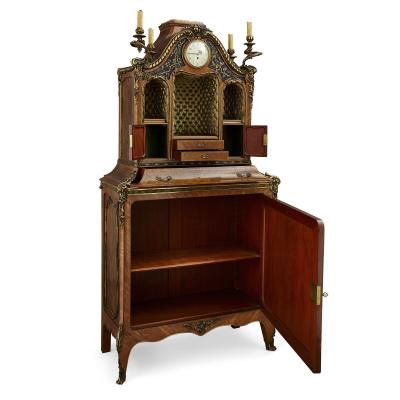  Rosel Lacquer and gilt bronze cabinet in the Japonisme style by Rosel