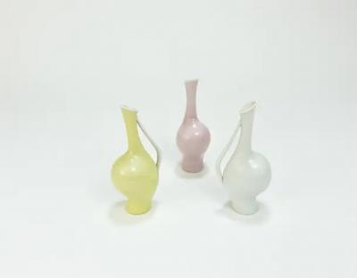  Rosenthal 3 Rosenthal Luise Midcentury Porcelain Pastel Vases Fritz Heidenreich German