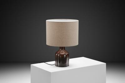  Rosenthal Glazed Ceramic Table Lamp for Rosenthal Studio Germany ca 1970s
