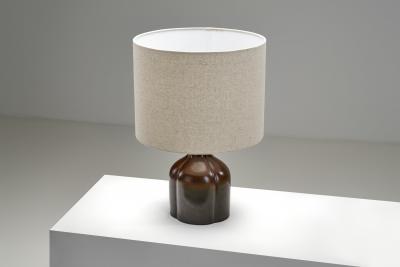  Rosenthal Glazed Ceramic Table Lamp for Rosenthal Studio Germany ca 1970s