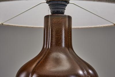  Rosenthal Glazed Ceramic Table Lamp for Rosenthal Studio Germany ca 1970s