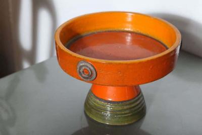  Rosenthal Netter Bitossi Candlestick and Bowl by Rosenthal Netter