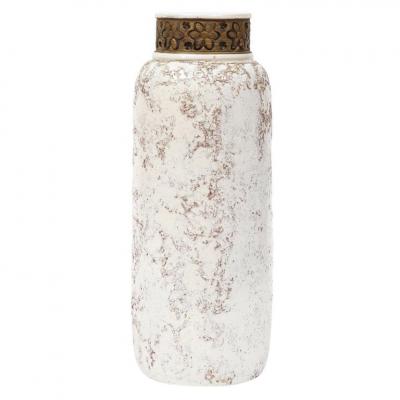  Rosenthal Netter Rosenthal Netter Vase Ceramic White and Gold Signed