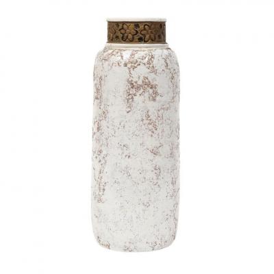  Rosenthal Netter Rosenthal Netter Vase Ceramic White and Gold Signed