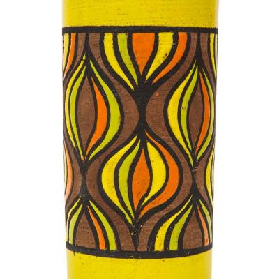  Rosenthal Netter Rosenthal Netter Vase Ceramic Yellow Orange Brown Onion Signed