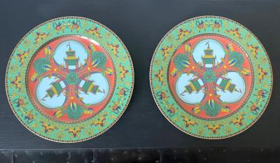  Rosenthal Pair of Serving Platters by Versace for Rosenthal