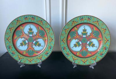  Rosenthal Pair of Serving Platters by Versace for Rosenthal