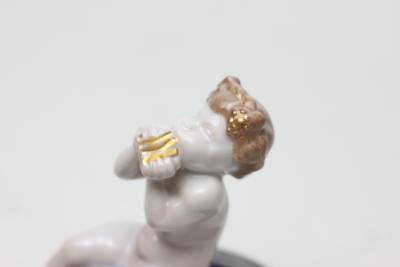  Rosenthal Rosenthal Porcelain Figure of Putti Sitting on Turtle 1920 Germany