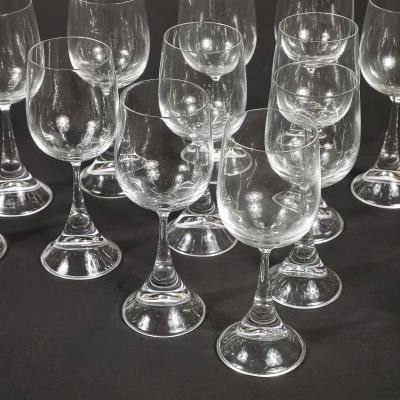  Rosenthal Set of 12 Clarion Wine Glasses signed Rosenthal by Sigrid Hartmann Reelitz