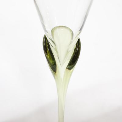  Rosenthal Set of 36 Papyrus Pattern Rosenthal Water Wine and Champagne Crystal Stemware