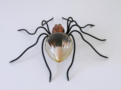  Rossini Illuminazione Amazing Mid Century Modern Spider Wall Lamp or Sconce by Rossini Italy 1960s