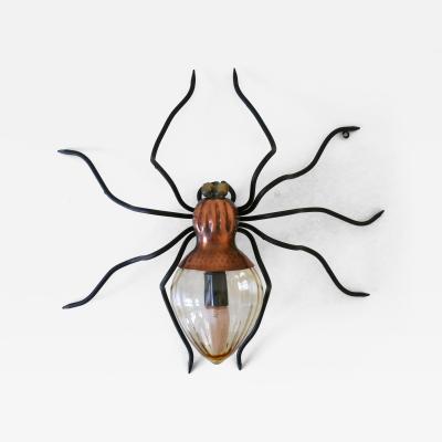  Rossini Illuminazione Amazing Mid Century Modern Spider Wall Lamp or Sconce by Rossini Italy 1960s