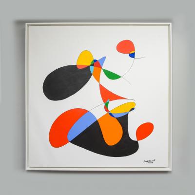  Rotraut Kite Acrylic on Canvas by Rotraut