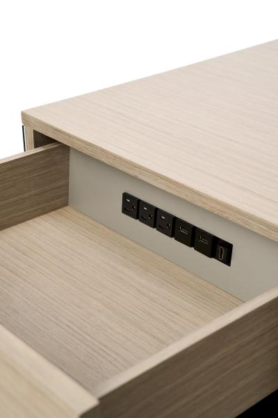  Rottet Collection MIRRORED SIDE TABLE