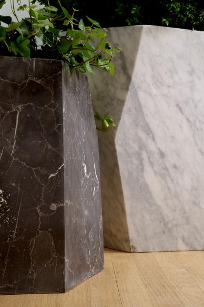 Rottet Collection SCUTOID PLANTER LARGE CARVED