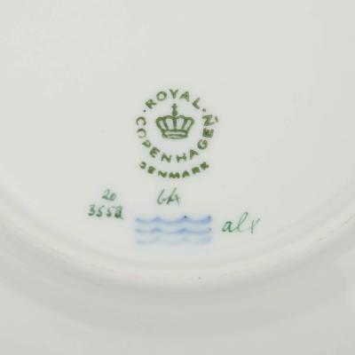  Royal Copenhagen 148 Piece Royal Copenhagen Flora Danica Part Dessert Service By Royal Copenhagen