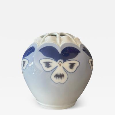 1960's Decorative porcelain vase by Royal Copenhagen