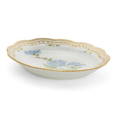  Royal Copenhagen A Set of Six Royal Copenhagen Flora Danica Porcelain Dishes