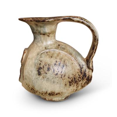  Royal Copenhagen Duo of Medievalist Vases in Sung Glaze by Bode Willumsen