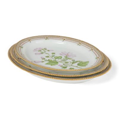  Royal Copenhagen Extensive Royal Copenhagen Flora Danica Porcelain Dinner Service