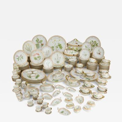  Royal Copenhagen Extensive Royal Copenhagen Flora Danica Porcelain Dinner Service