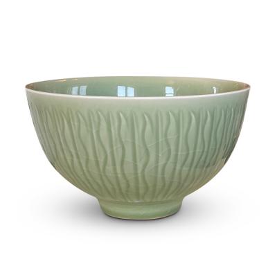  Royal Copenhagen Large Celadon Glaze Bowl by Gerd Bogelund for Royal Copenhagen