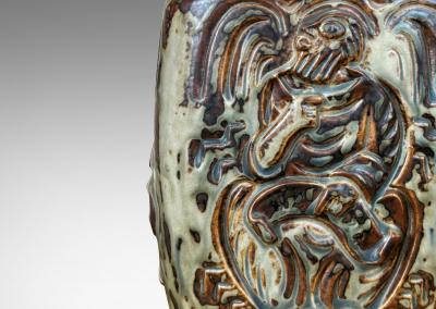  Royal Copenhagen Lidded Jar by Jais Nielsen for Royal Copenhagen