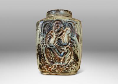  Royal Copenhagen Lidded Jar by Jais Nielsen for Royal Copenhagen