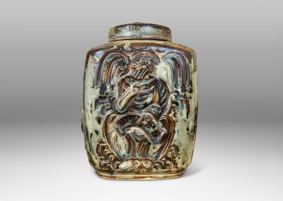  Royal Copenhagen Lidded Jar by Jais Nielsen for Royal Copenhagen