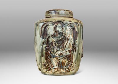  Royal Copenhagen Lidded Jar by Jais Nielsen for Royal Copenhagen