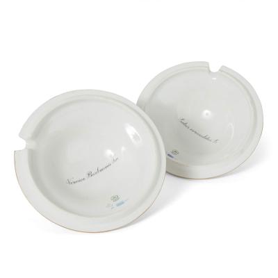  Royal Copenhagen Pair of Royal Copenhagen Flora Danica Porcelain Tureens with Stands