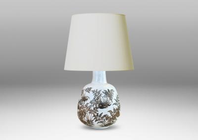  Royal Copenhagen Pair of Table lamps by Nils Thorsson for Royal Copenhagen