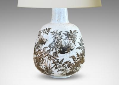  Royal Copenhagen Pair of Table lamps by Nils Thorsson for Royal Copenhagen
