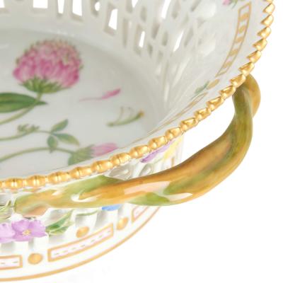  Royal Copenhagen Set of Four Royal Copenhagen Flora Danica Porcelain Baskets