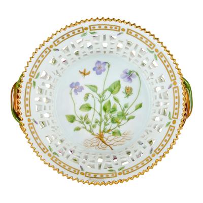  Royal Copenhagen Set of Four Royal Copenhagen Flora Danica Porcelain Baskets