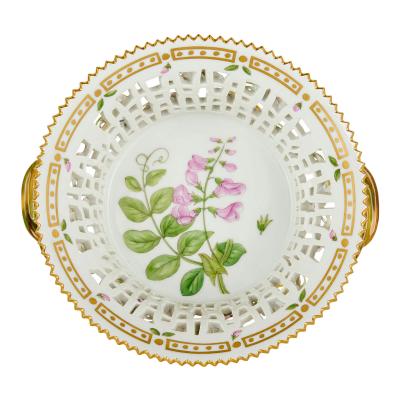  Royal Copenhagen Set of Four Royal Copenhagen Flora Danica Porcelain Baskets