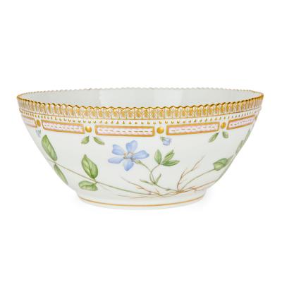  Royal Copenhagen Set of Four Royal Copenhagen Flora Danica Porcelain Bowls