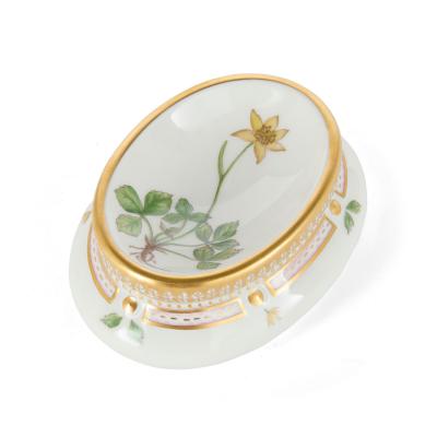  Royal Copenhagen Set of Four Salt Cellars Royal Copenhagen Flora Danica Porcelain