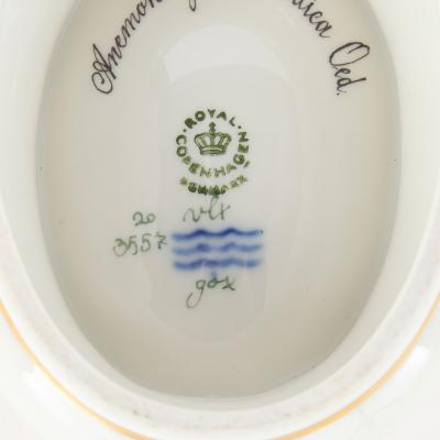  Royal Copenhagen Set of Four Salt Cellars Royal Copenhagen Flora Danica Porcelain