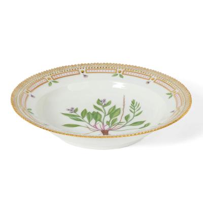  Royal Copenhagen Set of Twelve Royal Copenhagen Flora Danica Porcelain Side Plates
