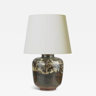  Royal Copenhagen Table Lamp by Carl Halier for Royal Copenhagen